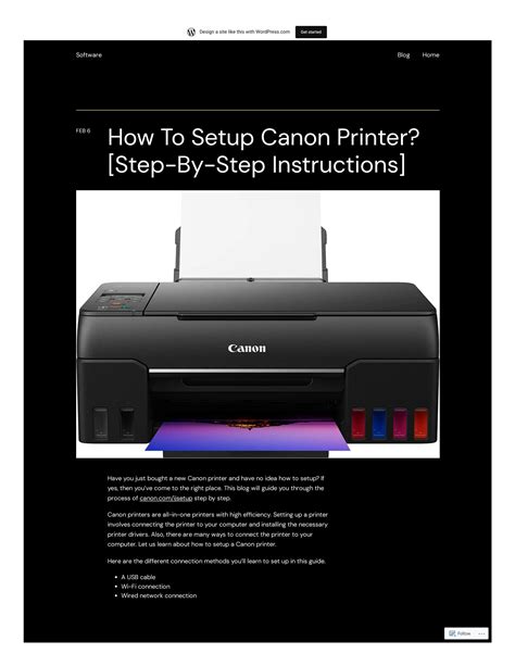 How To Setup Canon Printer? [Step-By-Step Instructions] by Tory Tones ...