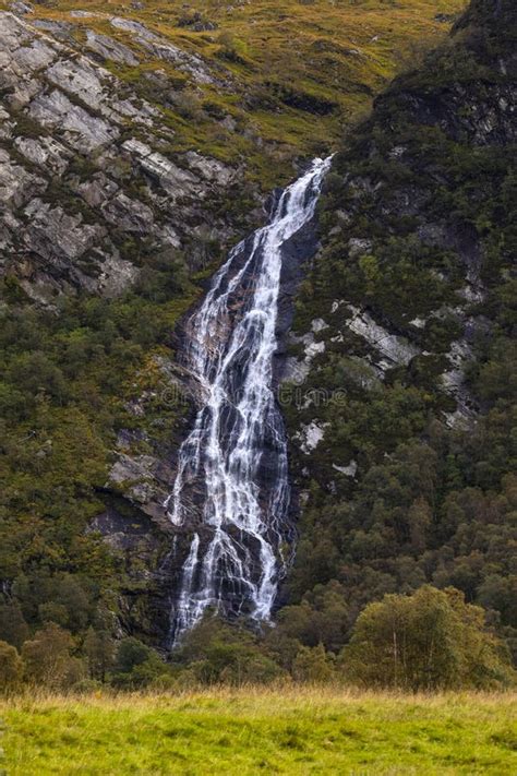 Steall Falls in the Highlands of Scotland Stock Image - Image of hiking, famous: 234095725