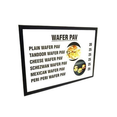 Menu Display Led Board Body Material: Aluminium at Best Price in Mumbai | Design Tech Sign & Display