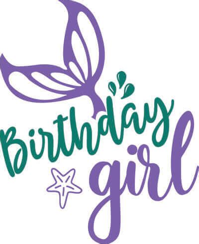 Mermaid Birthday SVG - Free SVG Files