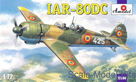 IAR-80DC Romanian training aircraft-Amodel plastic scale model kit in 1 ...