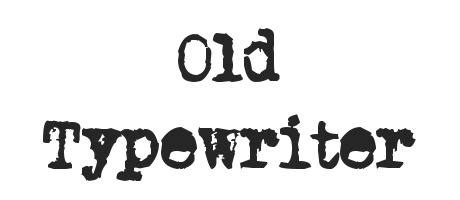 Old Typewriter - Font Family (Typeface) Free Download TTF, OTF ...