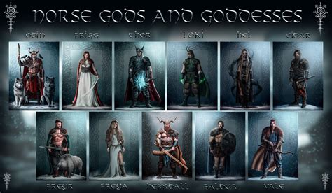 ArtStation - NORSE GODS AND GODDESSES