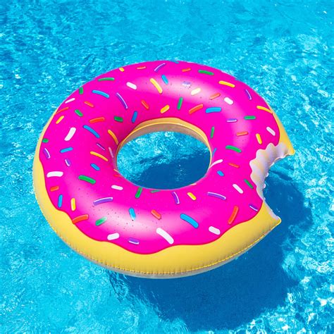 Giant Frosted Donut Pool Float