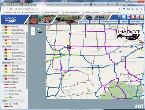 Modot Road Conditions Map / Check Road Conditions Around Ozarks Ktts ...