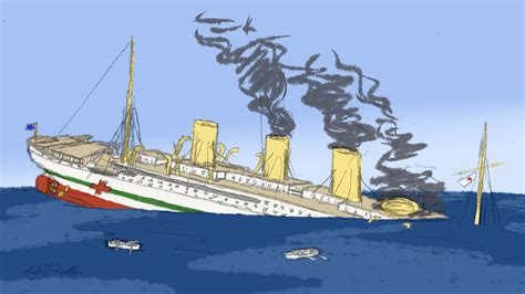 Sinking of HMHS Britannic by RileyTNT on Newgrounds