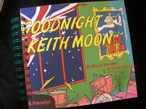 Parody Goodnight Keith Moon Blank Journal Notebook Rock and Roll the ...