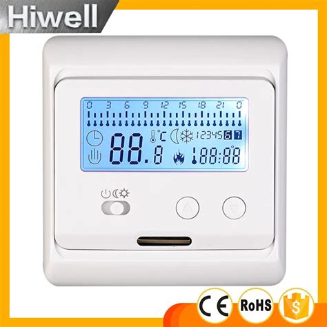 non programmable thermostat simple thermostat LCD thermostat for floor ...