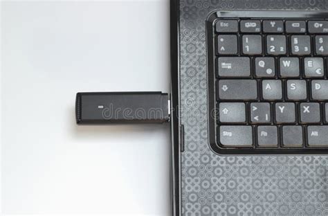 USB Internet Stick With A Laptop Stock Photography - Image: 24826762