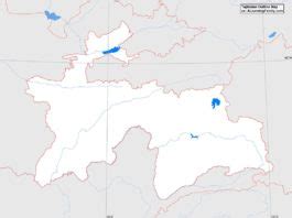 Tajikistan Outline Map - A Learning Family