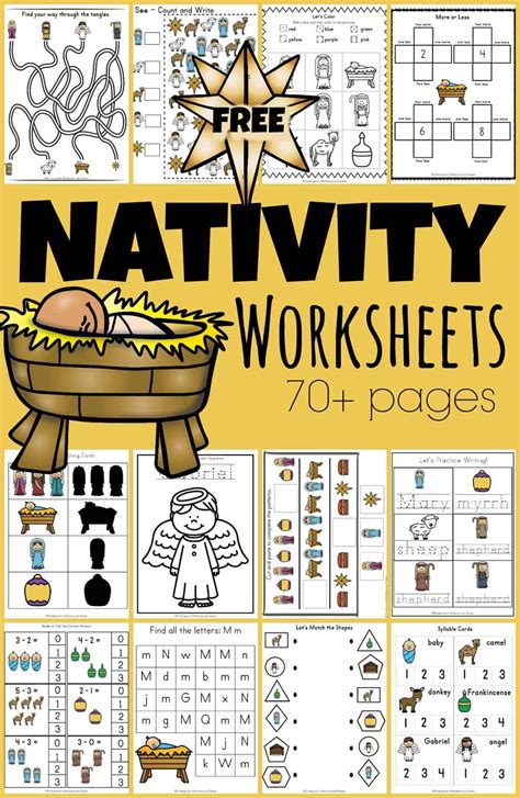 Printable Nativity For Kids