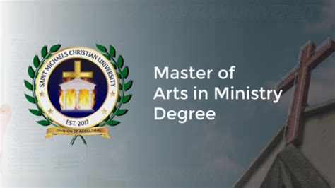 Master of Arts in Ministry Degree – TLC University