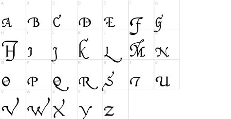 Italian Cursive, 16th c. Font | UrbanFonts.com