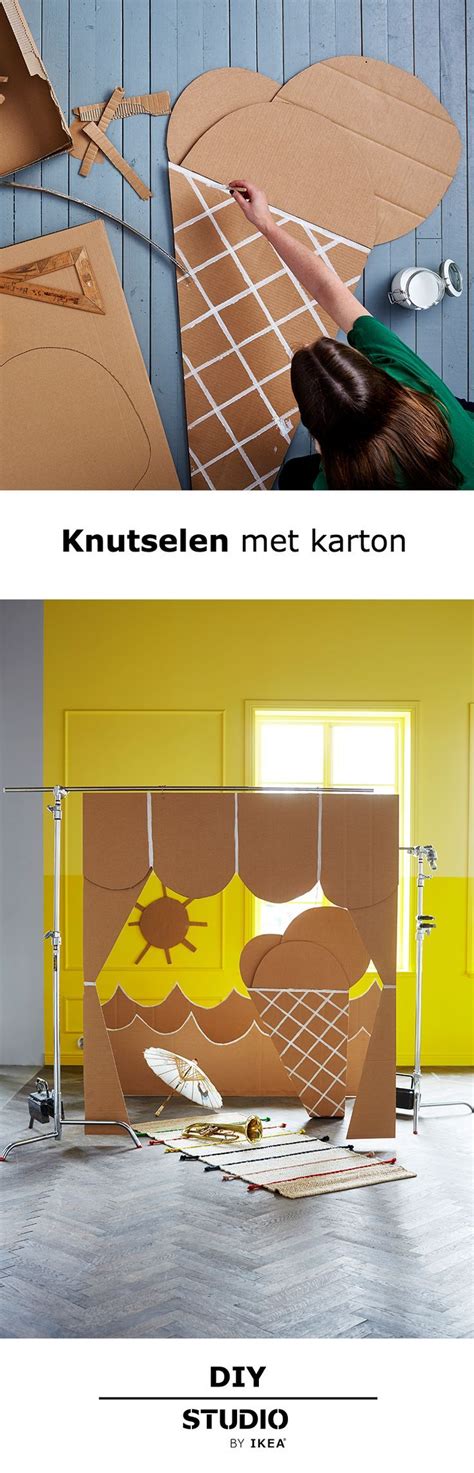 STUDIO by IKEA - Knutselen met karton | #STUDIObyIKEA #IKEA #IKEAnl #inspiratie…