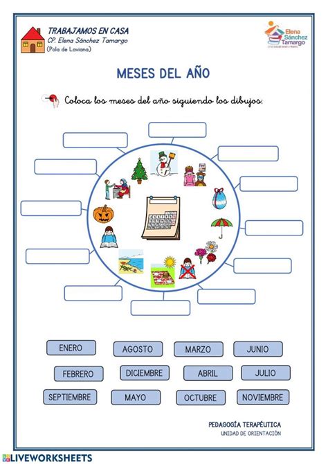 a spanish language worksheet with pictures and words