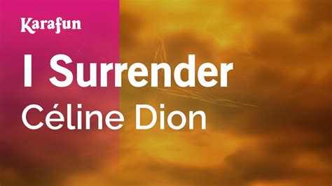 I surrender celine dion instrumental cd - vvtigraphics