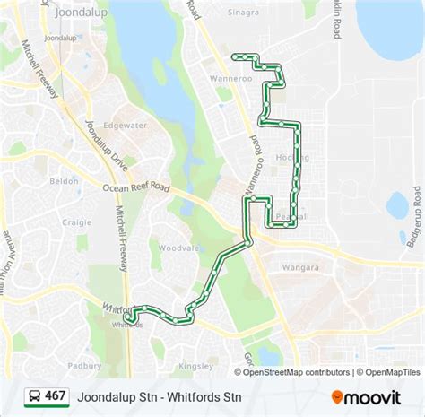 467 Bus Route Map