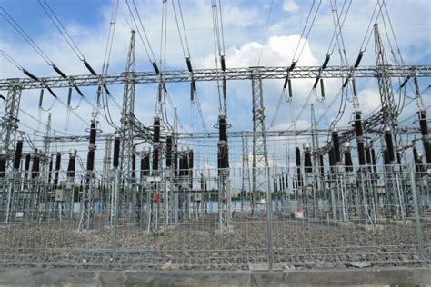 500 Kva High Voltage Substation Construction Stock Image - Image of ...