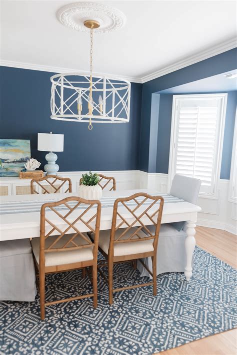 Our Navy Blue Dining Room | Newport Lane