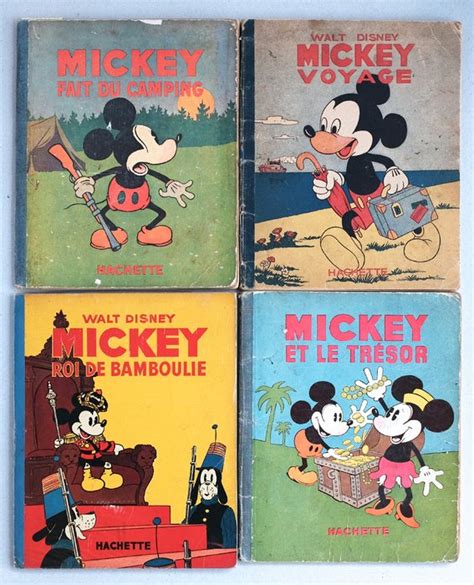 Mickey Mouse - 4 books - B - Original Edition - (1933/1948) - Catawiki