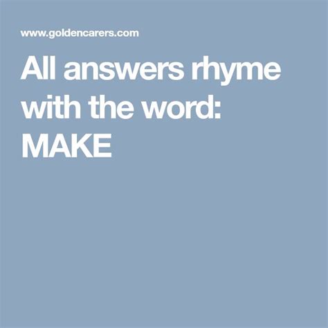 Rhyming Riddles #8 | Rhyming riddles, Words, Rhymes