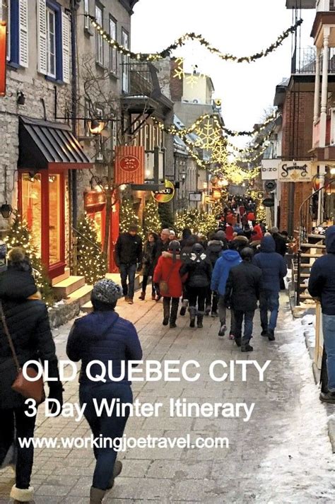 3 Day Travel Itinerary: Guide to Old Quebec City in the Winter