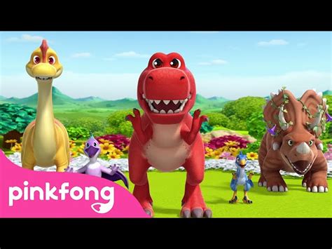 T-Rex Dance + more | Pinkfong's Little Dino School [Ep 7-12] | Cartoon ...