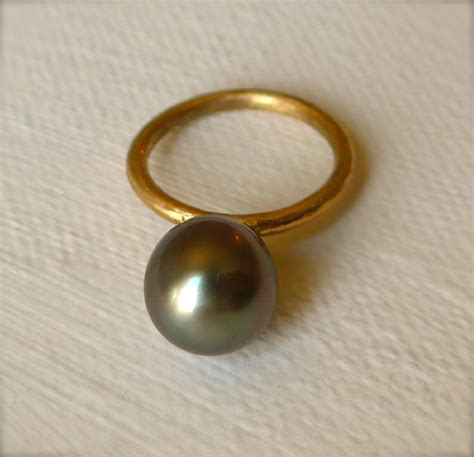 Tahitian Pearl ring | Tahitian pearl ring, Tahitian pearls, Jewelry