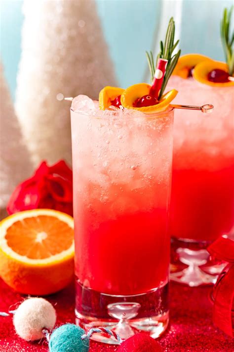 Sparkling Holiday Punch (Non-alcoholic) Recipe - Sugar and Soul