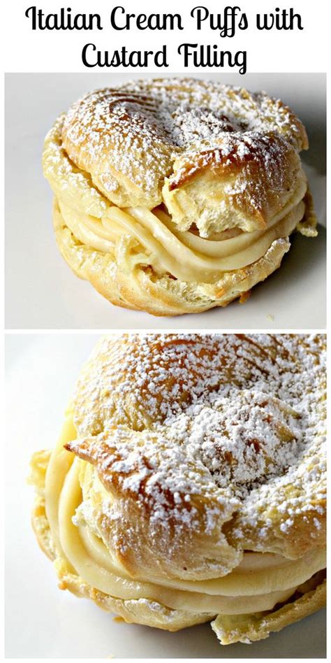 Italian Cream Puffs with Custard Filling (St. Joseph’s Day Pastries) - LalaDelicious