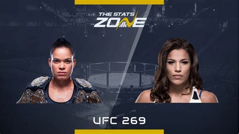 MMA Preview – Amanda Nunes vs Julianna Pena at UFC 269 - The Stats Zone