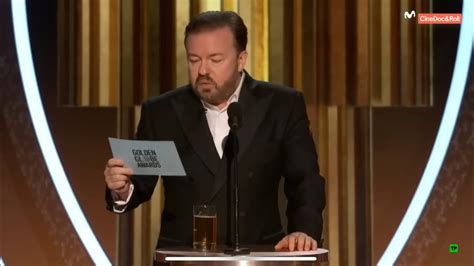 Ricky Gervais 2020 Oscar speech - YouTube