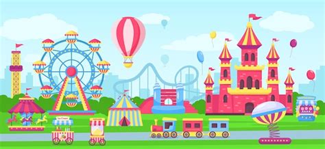 Mondial Fairground Rides Clipart