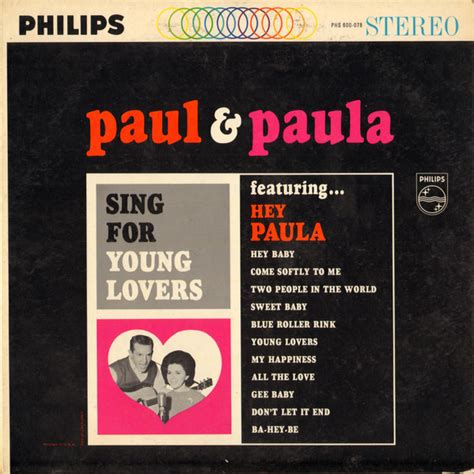 Paul & Paula – Sing For Young Lovers (1963, Vinyl) - Discogs