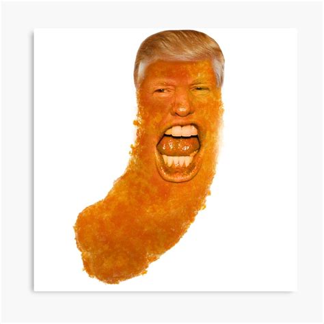 "Cheeto Trump" Canvas Print by partyfarty | Redbubble