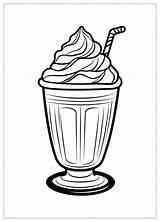 Milkshake Coloring Pages  Fun & Educational For Kids sketch template