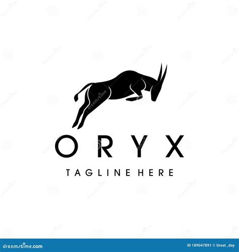 Oryx logo vector stock vector. Illustration of africa - 189047891