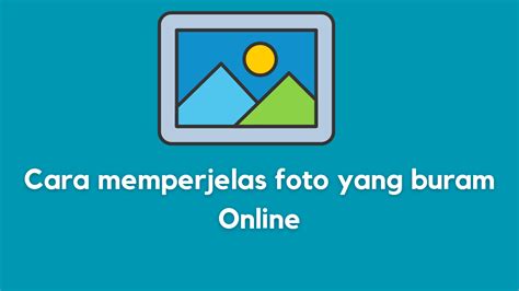 Cara Memperjelas Foto Tulisan yang Buram atau Blur secara Online