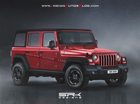 2020 Mahindra Thar Rendered In Its 4-Door Avatar, Looks Appealing