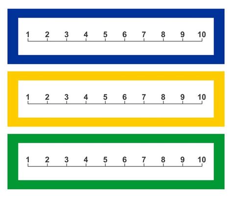 Printable Number Line 1-10 | Printable number line, Printable numbers ...