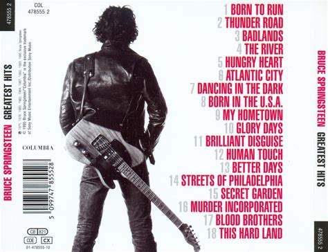 Musicotherapia: Bruce Springsteen - Greatest Hits (1995)