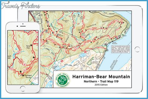 South Mountain Park Hiking Trails Map - TravelsFinders.Com