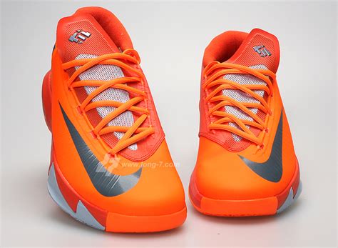 NIKE KEVIN DURANT KD VI 6 5.5Y YOUTH 5.5 ORANGE GLOW TOTAL BRAND NEW ...