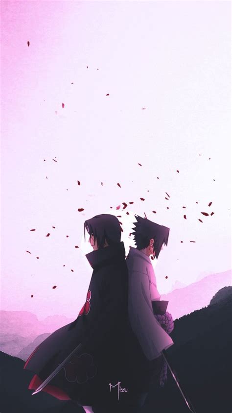 Itachi & Sasuke Wallpaper by Mizu | Wallpaper naruto shippuden, Naruto and sasuke wallpaper ...