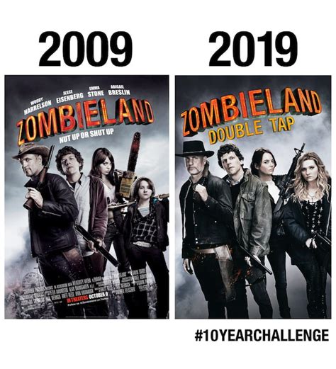 'Zombieland 2' Title and Poster Revealed via Ten Year Challenge ...