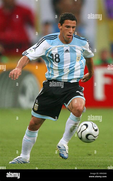 MAXI RODRIGUEZ ARGENTINA & ATLETICO MADRID WORLD CUP LEIPZIG GERMANY 24 June 2006 Stock Photo ...