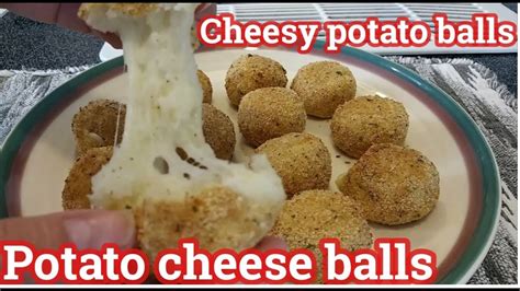 Potato cheese balls | Air fryer potato cheese balls | CHEESY POTATO BALLS - YouTube