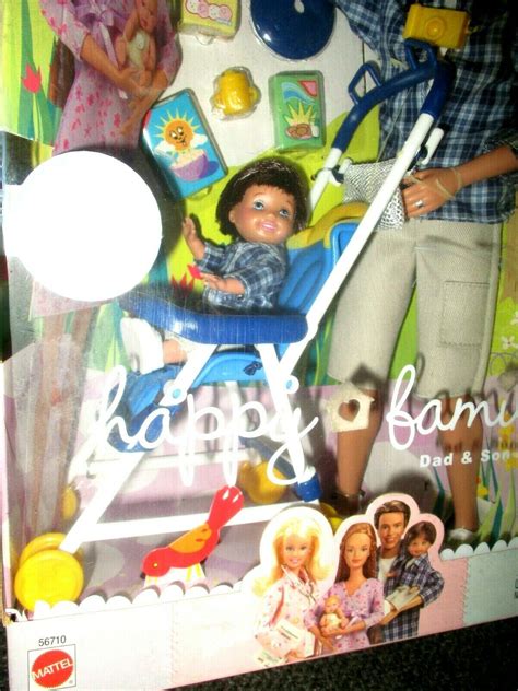 Mattel Happy Family Barbie Doll HTF Rare Alan & Ryan Dad & Son w ...