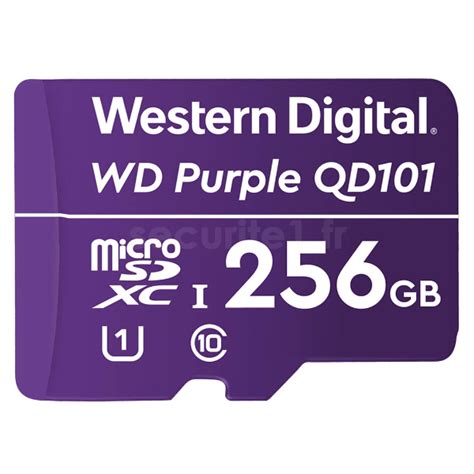 Carte MicroSD WESTERN DIGITAL 256 Gb - SECURITE 1