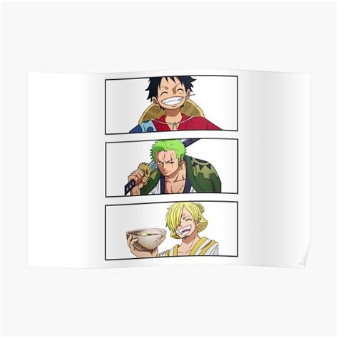 "Luffy Zoro Sanji Wano One Piece" Poster for Sale by UchihaIndustry | Redbubble